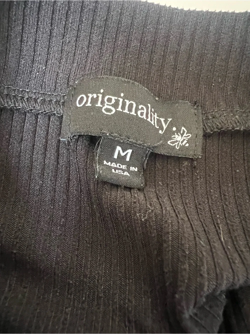 Black Ribbed Mock Neck Bodysuit